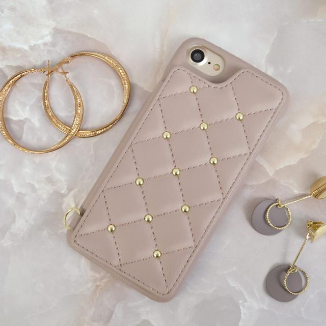 iPhone SE3/SE2/8/7/6 CECIL McBEE [キルティング背面ケース]