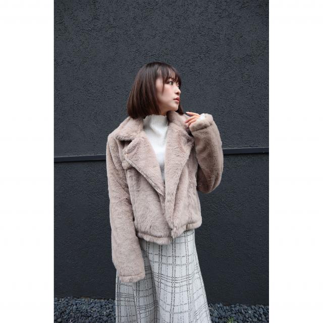 エコファーライダースジャケット