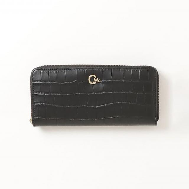 CROCODILE EMBOSS　ラウンドウォレット