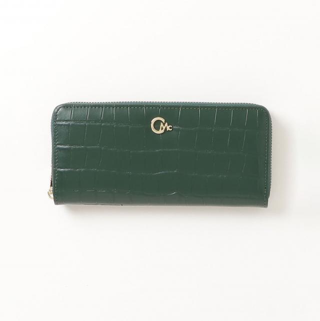 CROCODILE EMBOSS　ラウンドウォレット