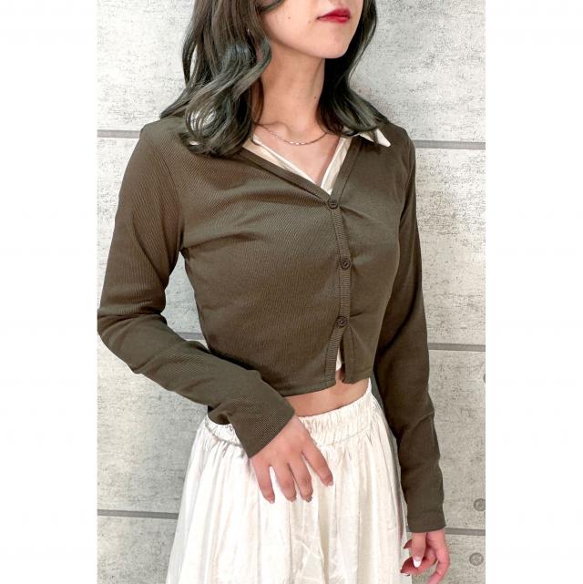 リブレイヤード風プルオーバー