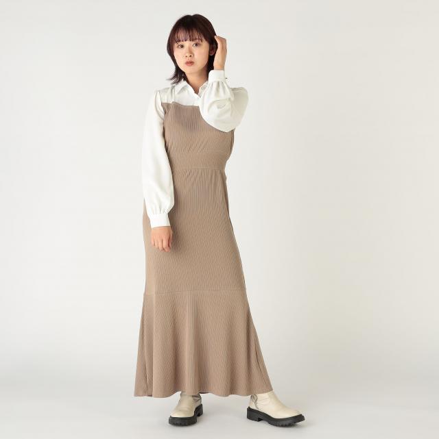 ブラウスドッキングワンピース