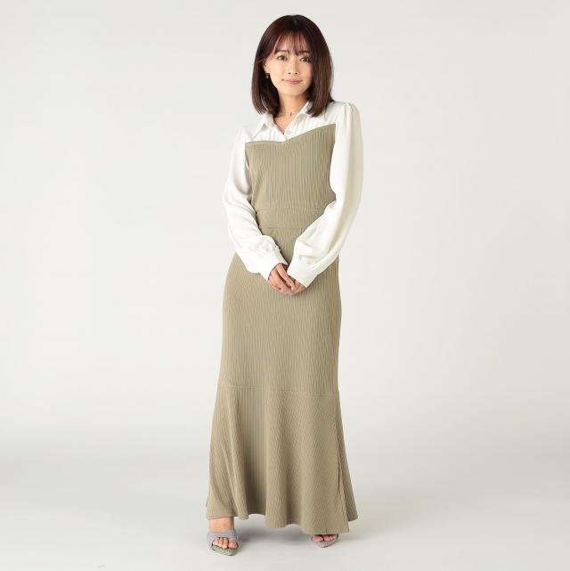 ブラウスドッキングワンピース