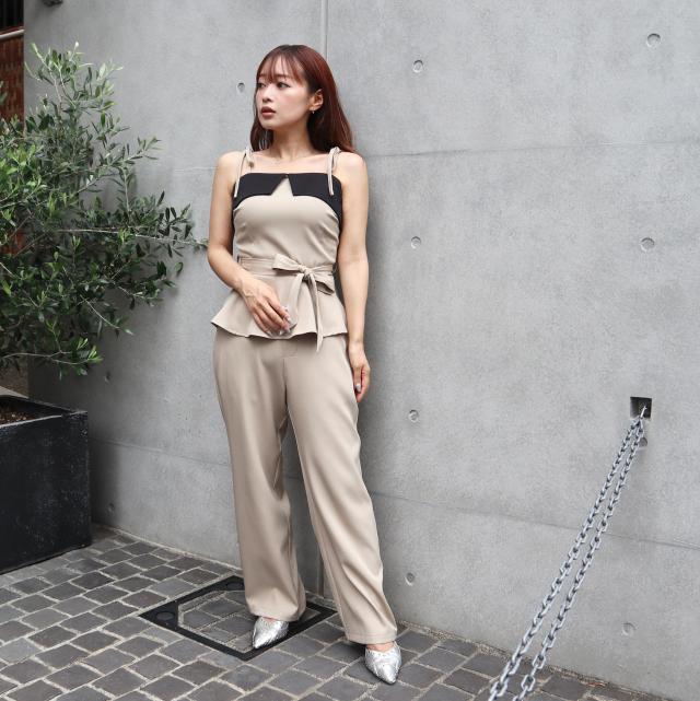 配色キャミソールｘパンツＳＥＴ