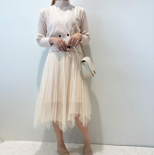 チュールドッキングワンピースｘベストＳＥＴ