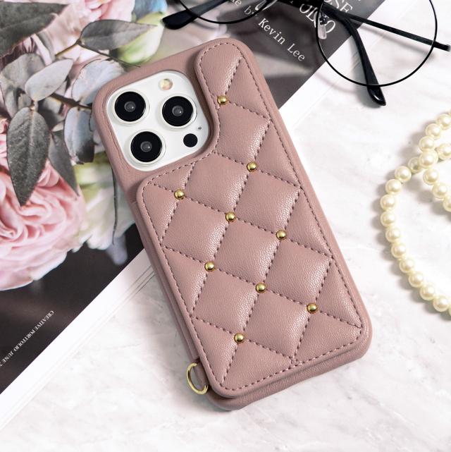 iPhone 16 Pro CECIL McBEE [キルティング背面ケース]