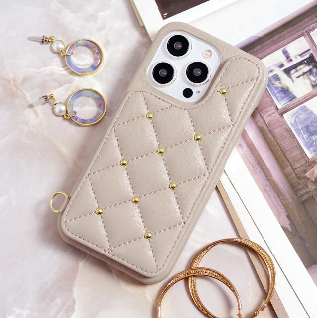iPhone 16 Pro CECIL McBEE [キルティング背面ケース]