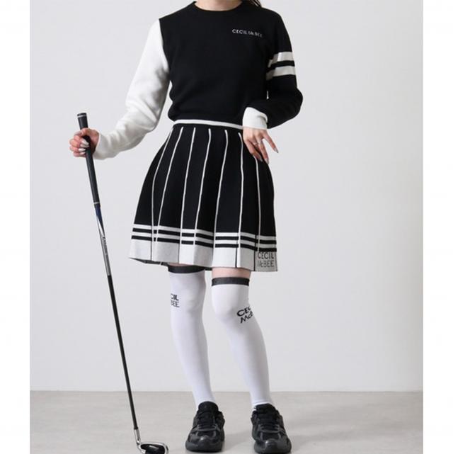 プリーツニットスカート