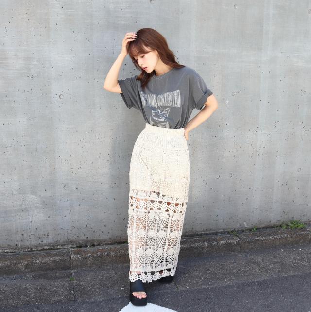 かぎ針編みスカート