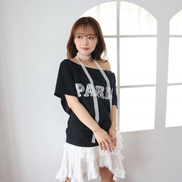 レースロゴTシャツ