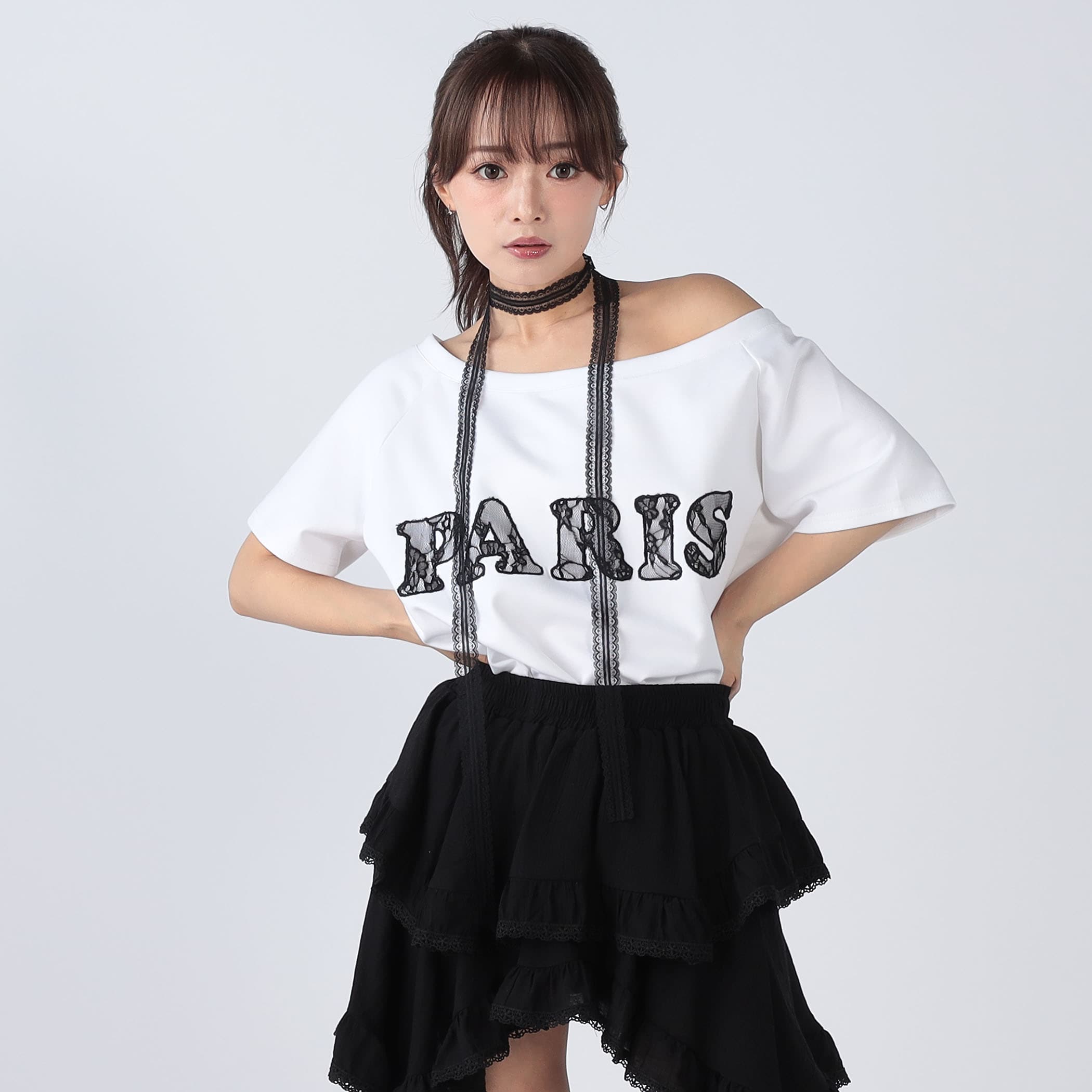 レースロゴTシャツ