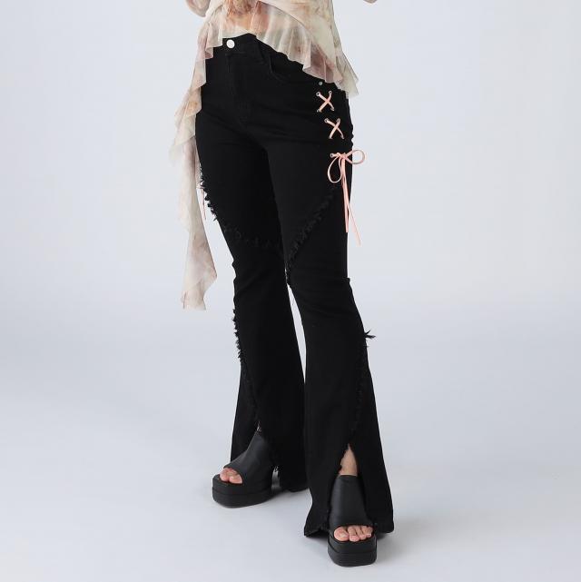CECIL McBEE ズボン 10ozデニムワイドパンツ｜パンツ｜CECIL McBEE(セシルマクビー