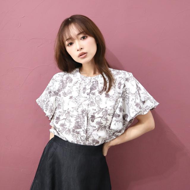 ラメメローxバルーンスリーブブラウス ラメメローxバルーンスリーブブラウス