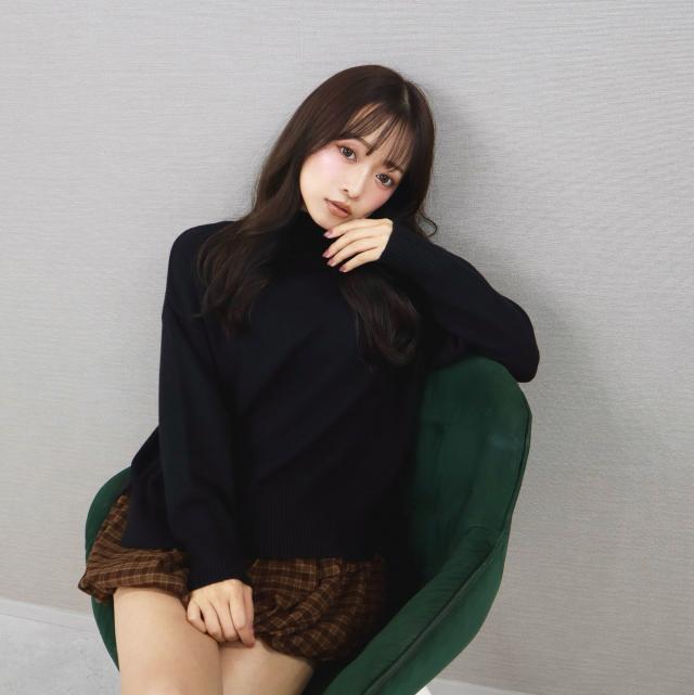 もちもちアンゴラライクハイネックプルオーバー