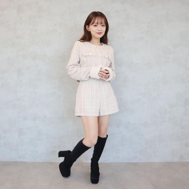ファンシーツイードショートパンツ
