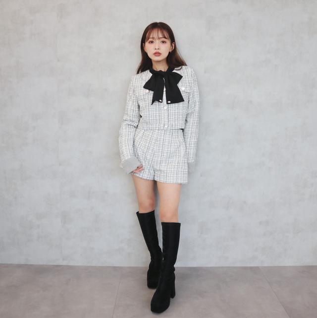 ファンシーツイードショートパンツ