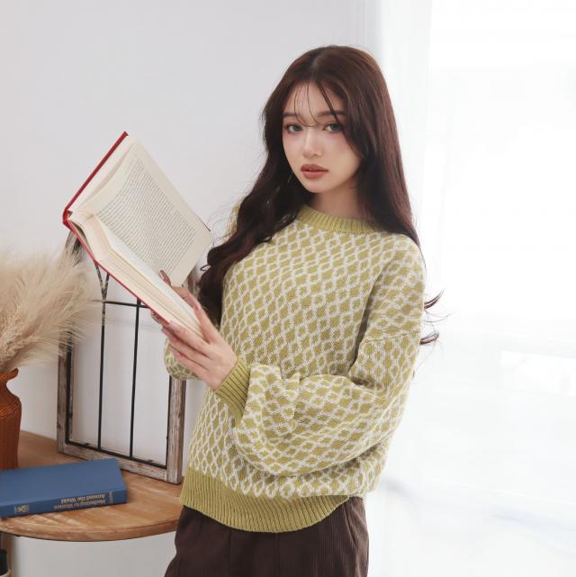 ハニカムジャガードプルオーバー