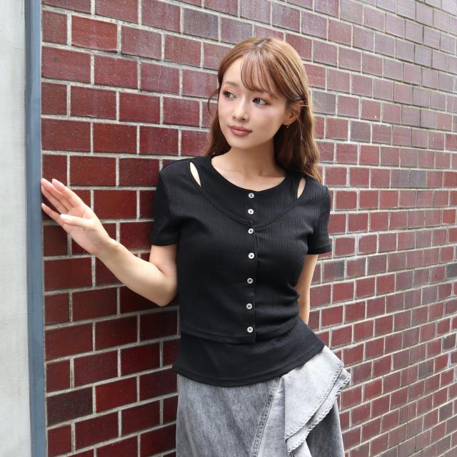 レイヤードトップス