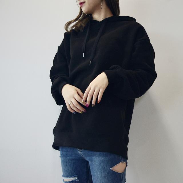 バックプリントオーバーサイズパーカー