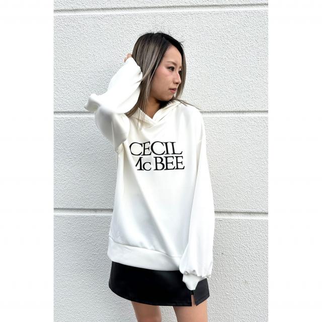 ロゴ刺繍ダンボールニットトレーナー