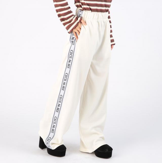 サイドロゴテープトラックパンツ