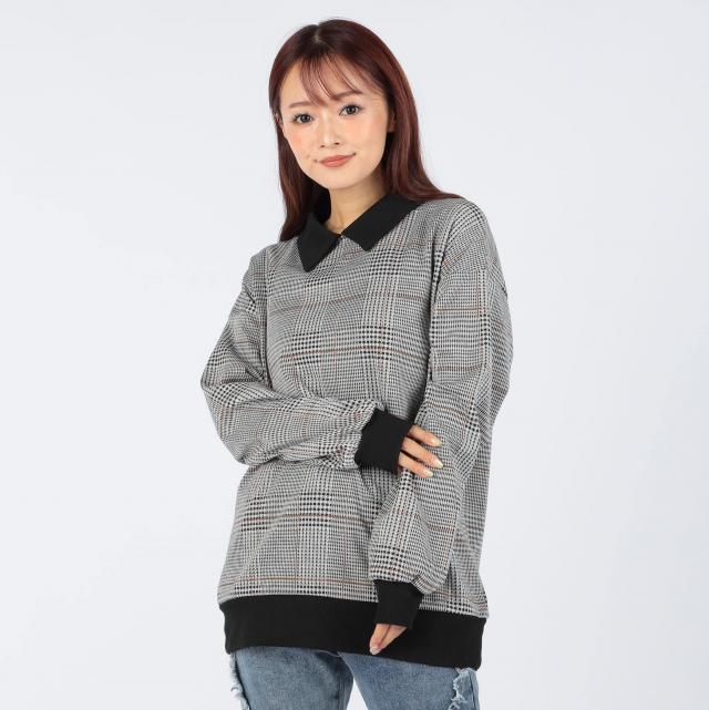 カットジャガードプルオーバー